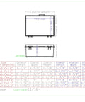 LuSumtly outdoor IP67 ABS plastic junction box with mounting plate, grey, 5.9 in L x 5.9 in W x 3.5 in H