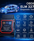 Bluetooth OBDII Scan Tool For IPhone And Android With No Subscription Fee OBD2 Car Scanner showing features and car outline