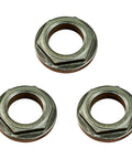 3 Pack Five Eighth Inch Hex Flange Bushing Replacement Set For 741-0656, 741-0656A, 941-0656, 941-0656A With ID Five Eighth Inch, OD Seven Eighths Inch, Quarter Inch Thick, Compatible With Oregon And MTD