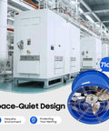 16 Inch Industrial Axial Blower For Paint Booth Exhaust And Big Time Ventilation With Explosion Proof Safe Design