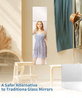 Silver mirrored acrylic sheet, 12x12 inches, 1/8 inch thick for DIY crafts