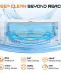Ultrasonic Jewelry Cleaner 45KHz Machine With 4 Cleaning Modes And Sixteen Point Nine Ounce Capacity cleaning eyeglasses