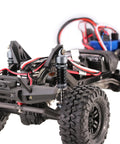 Close-up of Sweet 53mm 6g Oil Filled Threaded RC Shocks Absorbers For 1 By 18 TRX4M TRX4MT, aluminum body, dual spring rates.