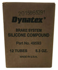 Box of Dynatex Brake System Silicone Lubricant Compound 5.3 Oz Tube for auto and marine use, pro grade formula, made in USA