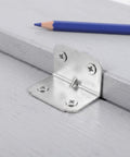 Beefy L Shaped Brackets Made From Cold Rolled Steel Corner Braces 90 Degree Right Angle Furniture Connector for wooden surfaces