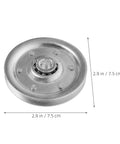 Heavy Duty Garage Door Pulley Kit With 3 Inch Sheave Wheels Two Clevis Fork Pulleys And Two Stationary Sheaves Crafted From Rock Solid Galvanized Steel, 3 inch steel wheel.