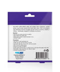 Back view of Kareway Lens Wipes 100-count single-pack with purple header and barcode.