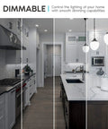 Dope Bright A19 LED Bulbs 100W Equivalent Dimmable 5000K Bright White Lighting kitchen dimming demonstration