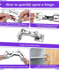 How to use 170 Degree Soft Close Cabinet Hinge Replacement For Pie Cut And Bifold Doors Hidden Lazy Susan Style.
