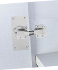 concealed cabinet hinges for wardrobe silver finish