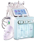 7 In 1 Facial Care Machine With Mask Oxygen Hydrogen Spa Tool Multifunctional Skin Care Device with touch screen and mask