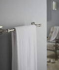 24 Inch Towel Bar For Transitional Bathrooms With Premium Metal Construction, Durable Finish Resists Tarnish, wall mounted view