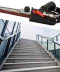 Heavy Duty Belt Sander Adapter For Angle Grinder featuring Five Eighth Inch Thread mounted for hardwood stripping.