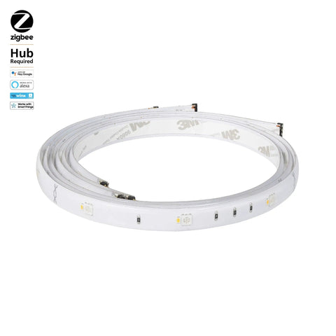 Colorful ZigBee LED Strip Starter Kit With Tunable White, Works With SmartThings, Wink, And Echo Plus, Hub Required, 4 Pack