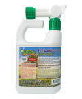 All Natural Flea And Tick Yard Spray For Outdoors With Essential Oils, Pet And Family Safe, Hose End Sprayer with green nozzle