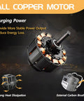 All copper motor of Beefy Heavy Duty 1 Quarter Inch Flexible Shaft Rotary Tool With 780W Motor showcasing power output.