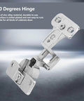 270 Degree Folding Door Corner Hinge Zinc Alloy Locking Hinge For Cabinets And Closets