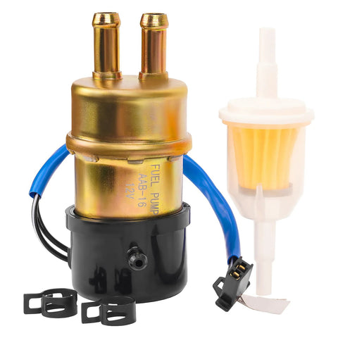 12V Electric Fuel Pump Fits Honda Goldwing GL1200A 1984-1987 and V65 Magna VF1100C 1983-1985, Plug and Play 42 LPH Flow