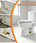 Before and after images of a toilet showcasing clean ceramic look with Six Piece Ceramic Frog Toilet Bolt Cover Set Includes Universal Screw Caps With Washers No Sweat Install Hardware Kit That Truly Spices Up Your Bath Vibes And Delivers Serious Cuteness To Any Everyday Restroom Decor.