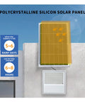 JUDYSSY Solar Flood Lights Outdoor Led 178Pcs 160Lm/W, Solar security lights with polycrystalline silicon solar panel.