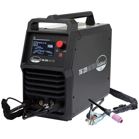 MIG 250 And TIG 225 AC DC Master Welding Kit with Flex Head WP 17 Torch and gas lens for precise metal fabrication