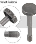 Bolt Holder Replacement for DTM51 Multi Tool 18V, knurled steel fastener, gray metal, detailed view, rugged repair accessory