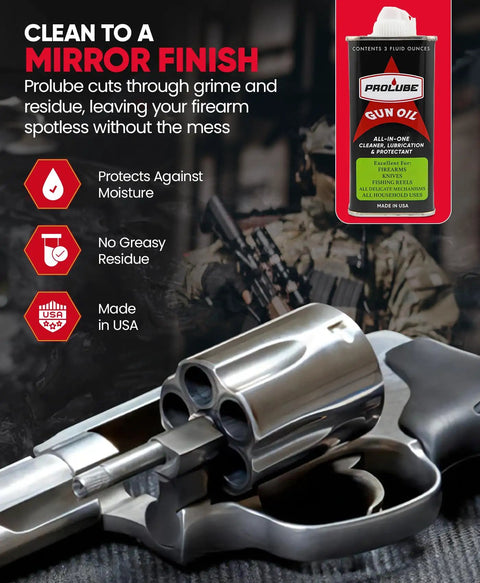Gun Oil 3 Oz Bottle For Guns That Cleans Lubricates And Protects Shotguns And Hunting Rifles Keeps Action Smooth Reduces Friction