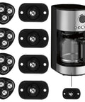 8 Piece Appliance Casters Self Adhesive Caster Wheels Furniture Sliders Universal Rollers With 3 Ball And 1 Ball Designs near coffee maker