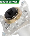 Close-up of Mower Deck Spindle Kit For Husqvarna YTH22V46 YTH20K46 YTA22V46 YTH18K46 2346XLS Lawn Mower Parts includes spindle detail