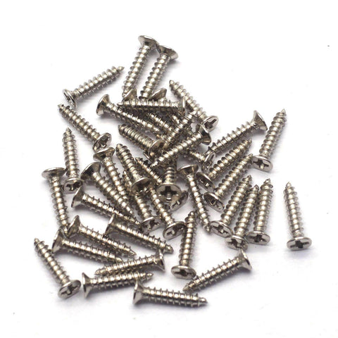 Heavy Duty Zinc Alloy Jewelry Box Hinges Set With Screws, 10 Pack In Silver 1.2 X 0.2 X 0.8 Inches for Small Boxes