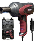 12V Mighty Impact Wrench Kit With One Half Inch Drive 271 Ft Lbs Torque High Speed 5000 RPM Electric Impact Wrench For Lug Nuts And Tire Repair Tools With Sockets And Carry Case