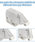 Six Pack Magnetic Push Latches For Cabinets And Drawers, Push To Open Hidden Door Release, Rugged Metal Grey Cabinet Hardware