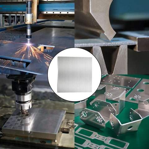 Rugged 6061 Aluminum Alloy Sheet Plate 11.8 By 11.8 Inch Flat Plate Half Inch Thick With Protective Film for precision metal cutting