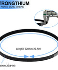 Washer Drive Belt Replacement Kit Fits Whirlpool Maytag Amana Kenmore HE Washers Replaces W10808317 shown with dimensions
