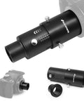 Beginner Friendly 1.25 Inch Telescope Camera Adapter Kit With Variable Projection Tube for astrophotography with telescopes