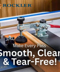 Coping Sled For Router Table With Round Handles For A Solid Grip And Smooth Operation, Toggle Clamp For Easy Tool Free Adjustments