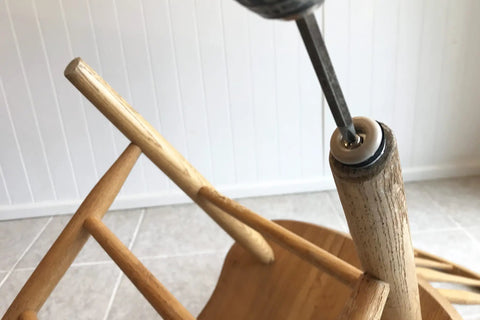 Heavy Duty 7/8 Inch Round Furniture Sliders Featuring Zero Friction Glide Tech for slick carpet installation on chair legs.