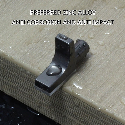 200 Pcs Heavy Duty Zinc Alloy Shelf Pegs for kitchen cabinets, showcased against a wood shelf in a wet setting