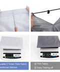 Extra Heavy Duty Laundry Bag With Handles 28 By 36 Inches Silver showing fabric thickness and reinforced stitches on scale