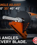 Cordless Hedge Trimmer Sharpener Kit With Four Adjustable Angles 30 To 45 Degrees For Hedge Shears And Trimmers Pro Grade