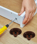 Installing Replacement Drawer Slides Kit With Bottom Glides 4 Pack Easy Quick Install Plastic And Metal Dresser Rail Support