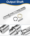 Double Shaft Output 18mm Diameter 164mm Length Low Noise Alloy Steel Shaft With Gaskets S Ring Corner Pin For NMRV040 Worm Reducer