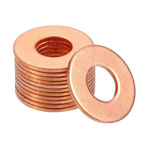 Sweet Copper Flat Washers Screw Kit For Bolt And Nut Replacement Fits Metal Machine Repair 25 Pcs 22X28X15MM, stacked washers