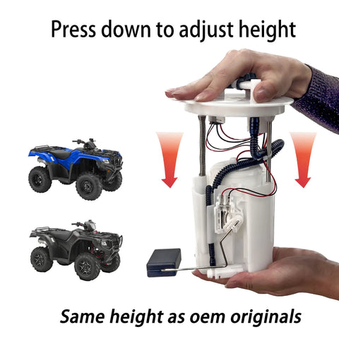 Hand adjusting Honda Fuel Pump Assembly 16700 HR3 A21 for TRX420 TRX500 TRX520 ATV with height guidance