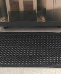 Heavy Duty Rubber Door Mat 36 By 24 Inches Grippy Non Slip Drainage Floor Mat For Entryway Kitchen Bar Indoor Outdoor Wet Areas