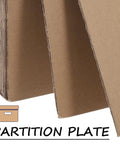 Close-up of 12 Pack Corrugated Paper Moving Box Filler Sheets With Sturdy Construction And Waste Reducing Design