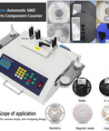 Pro Grade SMT SMD Component Counter With 50W Power And Multi Level Speed Regulation For Precision Parts Processing Fast Frequency Counter With Photoelectric Detection And Fiber Optic Leak Sensor For Accurate Batch Counting, 110V/220V