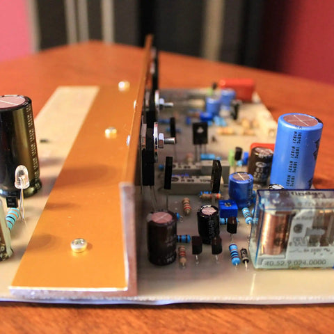 Close-up of Double Sided FR4 Copper Clad PCB Boards 100 X 70 mm 0.8 mm Thick 10 Pack Prototyping Circuit Components