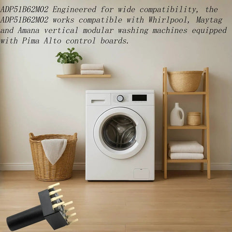 Piezoresistive Water Level Sensor For Washing Machine Control Board With 8 Pin DIP Analog Output Low Pressure 6 KPa Compatible With Whirlpool Maytag Amana 2 Pack Real Time Level Detection For Precise And Reliable Fill, 8-pin DIP sensor