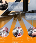 Rock Solid Heavy Duty Mounting Clamps For Truck Cap And Camper Shell Hardware Locks In Tight On The Road Fits Silverado Sierra Ram F150 8 Piece Kit In Sleek Black instructional steps to install clamps on truck guide rail
